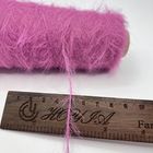 1/7NM 4CM Feather Yarn Long Hairy No Hairy Drop Off 100% Nylon Customized Color Core Yarn