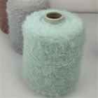 Dyed 100% Polyester Feather Knitting Yarn High Tenacity