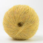 Custom Knitted Brushed Yarn 1/6NM Recycled Blend Wool Crochet Yarn