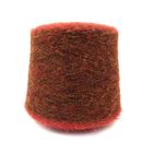 Mixed Wool Brushed Yarn Kid Mohair Wool Blended Boucle Loop Yarn For 5G 7G