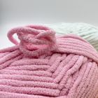 Baby Blanket 100% Polyester Chunky Chenille Yarn For Hand Knitting