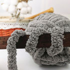 DIY Chunky Chenille Yarn 100% Polyester Fluffy Crochet Yarn For Rug Pillow Mattress