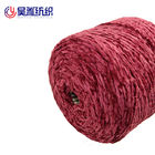 Big Crochet Chenille Yarn 100% Velvet Polyester Yarn Dyed Chunky