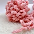 100G 70M 100% Polyester Finger Loop Yarn Soft Thick Chunky Yarn For Baby
