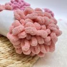 100% Polyester Chunky Finger Loop Yarn For Hand Knitting Crochet 100g/Roll 7M