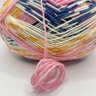 Fancy spinning space dyed yarn 100% pure wool hand knitting yarn