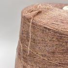 Colored Silk Core Spun Yarn 42% Viscose 18% Nylon 28%PBT 12% Polyester