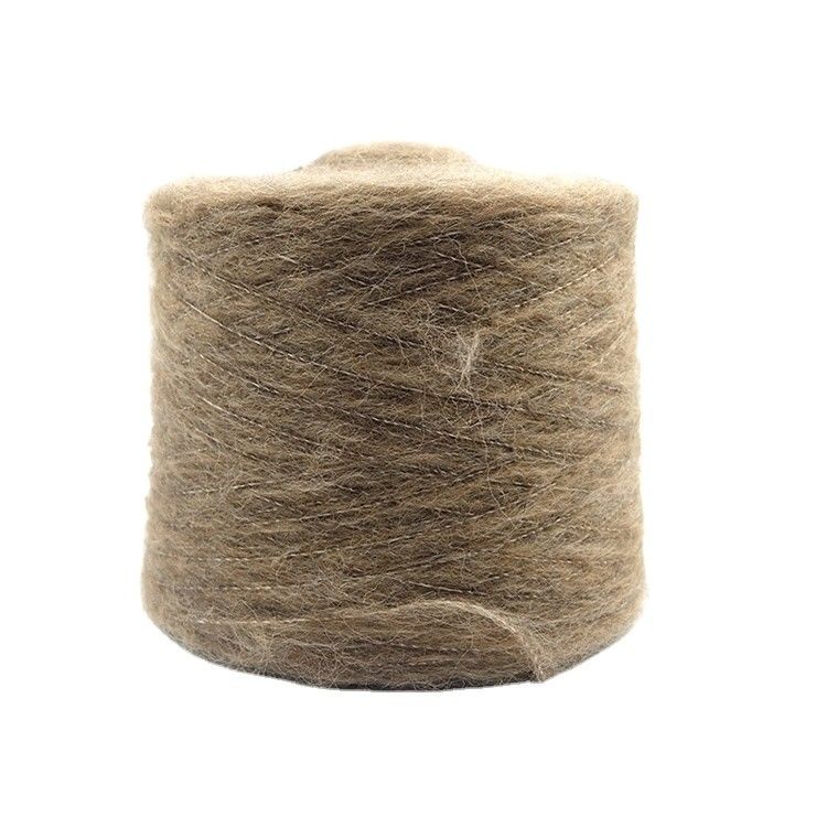 Fluffy Brushed Yarn Lighter Long Fiber Hairy Alpaca Knitting Yarn Custom