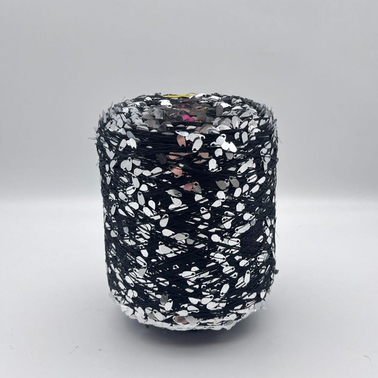 new product research color colors Melon Seed Sequin Yarn Sequin Yarn For Hand Knitting